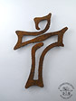 geschmiedetes und patiniertes Kreuz