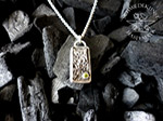 Anh&auml;nger Kruste Meteorit