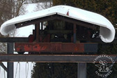 Kran im Winter